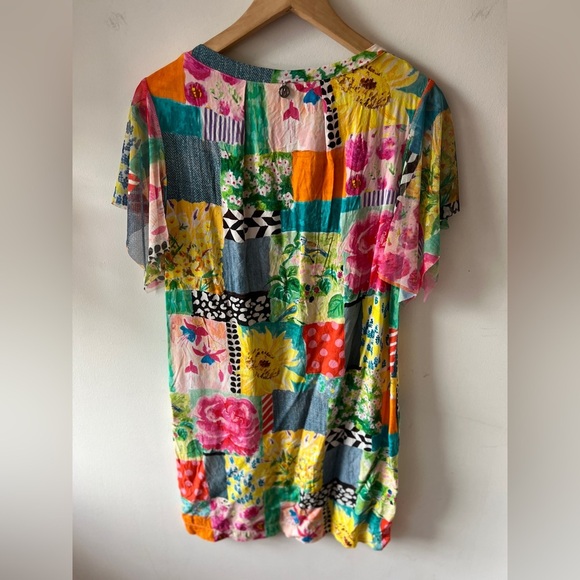 Maloka Floral Patchwork Dress 1 / S - Picture 9 of 10